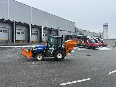 Úklid sněhu a posyp chodníků a silnic